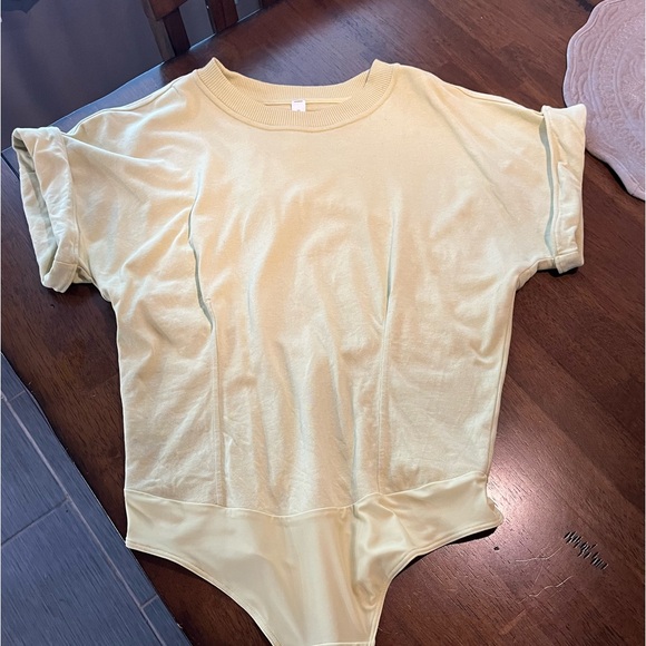 Lululemon heavyweight cotton T-shirt bodysuit - Picture 3 of 5